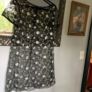 Delia’s sheer dress